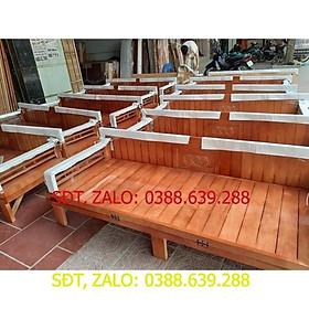 Mua Giường gấp thành ghế gỗ xoan đào 1m6x2m