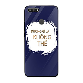 Ốp lưng dành cho điện thoại Huawei Y in họa tiết không gì là không thể
