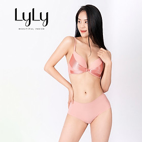 Bộ lót nữ phối lụa khuy cài trước Lylylorem BL174