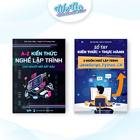 Sách - Combo 2 Cuốn Hướng Dẫn Kiến Thức Lập Trình từ A-Z Và Sách Thực Hành 3 Ngôn Ngữ Lập Trình JavaScri