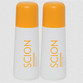 Combo 02 chai lăn khử mùi Scion Nuskin 75ml Mẫu Mới ngăn mùi hôi nách không làm ố quần áo, làm sáng vùng da dưới cánh tay, khô thoáng tức thì, hương thơm nhẹ dịu