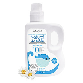 Nước xả vải hữu cơ K - Mom Hàn Quốc dạng can (1700ml) - Xanh