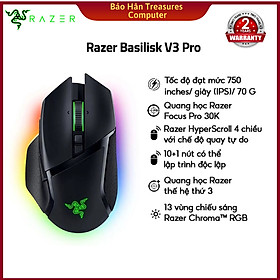 Chuột không dây Razer Basilisk V3 Pro-Ergonomic Wireless Gaming Mouse_Mới, hàng chính hãng