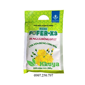Mua Phân bón lá đạm vi lượng RVAC Fofer X3 Rụng Lá Mai 200gr Chuyên Dùng Cho Mai