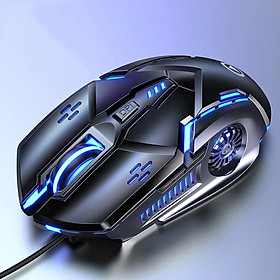 Chuột Gaming Máy Tính TEKKIN V5 PRO LED 7 Có Dây màu cực đẹp chuyên game