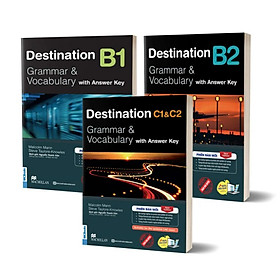 Sách - Combo Destination Grammar & Vocabulary B1, B2 và C1&C2 - (Bộ 3 cuốn)