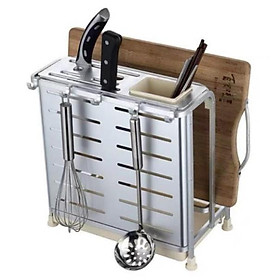 Mua Cắm dao thớt hợp kim nhôm không bám mỡ màng bụi bẩn không phải mất công lau chùi 2 cỡ
