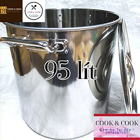 Mua Nồi súp inox 80  85  90  95 lít đáy từ size 50 nồi hầm xương  nồi luộc gà  nồi luộc bánh chưng  nồi phở  nồi quân dụng