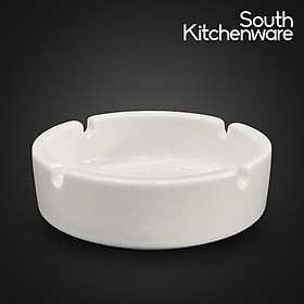 Mua Gạt tàn tròn sứ tráng men cao cấp Jasmine Trắng Minh Long 10cm - 10