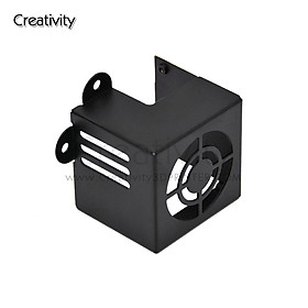 In 3D Đầu phần đầu quạt 3D Máy in phần quạt bìa CR-10S Ender-3 Máy đùn bảo vệ người quạt cố định Vỏ làm mát Cover 12V/24V Màu sắc: Chỉ có nắp quạt