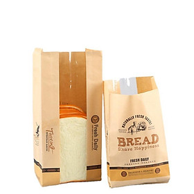Bộ 10 túi đựng bánh mỳ hoa cúc lớn 34*21*9 nhiều mẫu