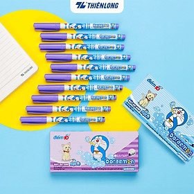 Hộp 10 cây Bút lông kim Điểm 10 Doraemon FL-08/DO