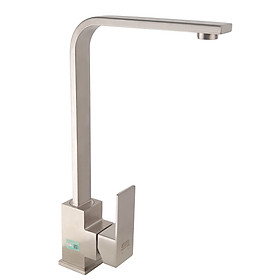 Mua Vòi rửa chén nóng lạnh Inox SUS 304 nguyên khối Eurolife EL-T002-1 (Trắng vàng)