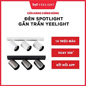 Mua Đèn Spotlight gắn trần Yeelight 16 triệu màu  xoay 350 độ  BH 12 tháng