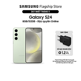 Mua Điện thoại Samsung Galaxy S24 8GB/512GB - Độc quyền Online - Hàng chính hãng