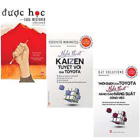 Combo 3 Cuốn Được Học + Nghệ Thuật Kaizen Tuyệt Vời Của Toyota +Thói Quen Của Toyota Nghệ Thuật Nâng Cao Năng Suất Công Việc