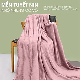 Mua Mền tuyết NIN House siêu mềm mịn 100% microfiber nhiều kích cỡ 1m3x2m 1m6x2m nhiều màu mới 2024