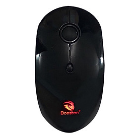 Chuột Silent Không Dây Bosston Q9 Pin Sạc 1000DPI (Đen) - Hàng Chính Hãng