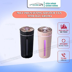 Máy khuếch tán tinh dầu xe hơi phun sương Aroma máy xông tinh dầu ô tô