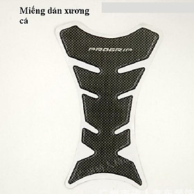 Miếng dán  hình xương cá bình xăng xe moto