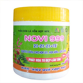 Mua Phân bón cây tốt lá nhiều hoa Novi 999 npk 21-21-21 +TE (100g)