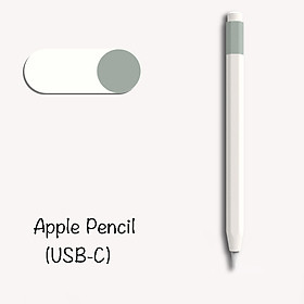 Ốp silicon bảo vệ Apple Pencil USB-C kiểu bút chì kim - Hàng Chính Hãng