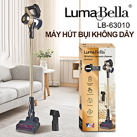 Máy hút bụi cầm tay công suất cao 3000W, SẠC PIN KHÔNG DÂY 2200mAh lực hút mạnh mẽ hút mọi bụi bẩn Lumabella LB-63010 - HÀNG CHÍNH HÃNG
