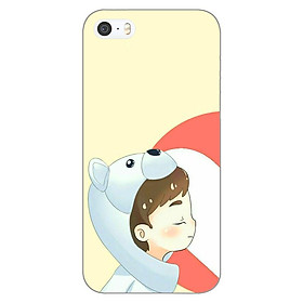Ốp lưng dẻo cho Apple iPhone 5 / 5s _Couple Boy 07