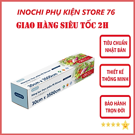 Mua Màng Bọc Thực Phẩm   Đồ Ăn PE Shinsen Đạt Tiêu Chuẩn Tiêu Dùng Nhật Bản Đảm Bảo An Toàn Cho Người Sử Dụng - Chính Hãng inochi ( Tặng kèm khăn lau pakasa)