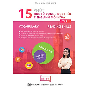 Bbook - 15 phút học từ vựng - đọc hiểu tiếng Anh mỗi ngày - Tập 1