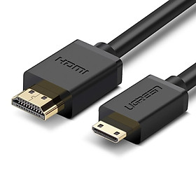 Cáp chuyển đổi mini HDMI sang HDMI UGREEN 30148 - Hàng chính hãng