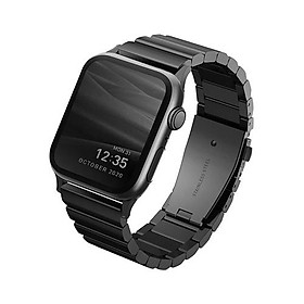 Mua HÀNG CHÍNH HÃNG - Dây dành cho Đeo Apple Watch UNIQ Strova Steel Link Band Series 1/8/SE (44/42/45MM) Chính Hãng Vật Liệu Thép 304 Bền Chắc
