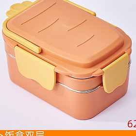Mua Hộp Cơm 2 Tầng INOX 304 Hình Củ Cải Đáng Yêu