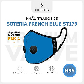 Khẩu trang thời trang Soteria French Blue ST179