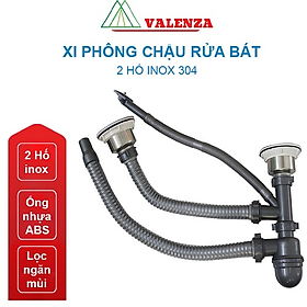 Mua Bộ xả chậu rửa bát bộ xiphong chậu rửa bát 2 hố XP110 kích thước 110