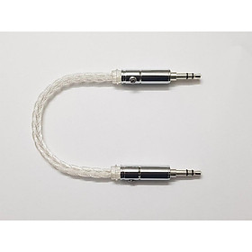 Mua Dây IC  AUX  2 đầu 3.5mm 8 lõi bạc cao cấp cho DAC / AMP
