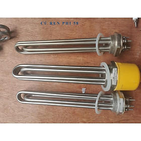 Mua Thanh nhiệt củ ren phi 48  58 Inox 304 dùng đun nước  nồi phở  nồi hơi
