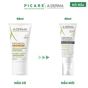 Kem Làm Mềm Da, Dịu Kích Ứng A-Derma Cho Da Khô Đến Rất Khô Exomega Control Emollient Cream (50ml)