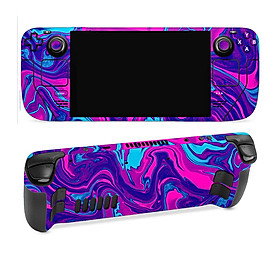 Mua Skin dán Steam Deck mẫu Đá marble màu neon (dễ dán  đã cắt sẵn chi tiết)