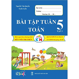 Hình ảnh Bài tập tuần Toán 5 - Tập 2 - Kết Nối Tri Thức - Bản Quyền