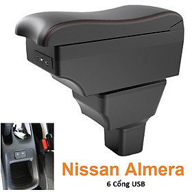 Hộp tỳ tay ô tô cao cấp dành cho xe Nissan Almera