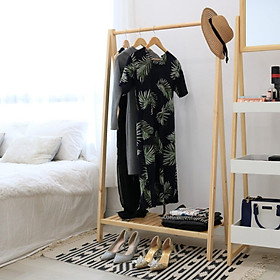 Mua Giá Treo Quần Áo Bằng Gỗ Đa Năng Chữ A – 1 tầng