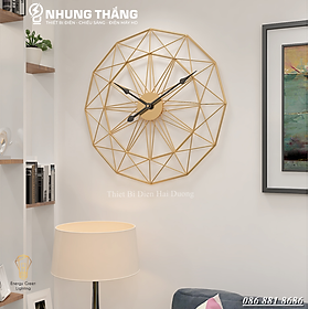 Đồng Hồ Treo Tường DH-98 - Trang Trí Nghệ Thuật Cao Cấp - Kiểu Dáng Hiện Đại , Sang Trọng - Đường Kính 50cm