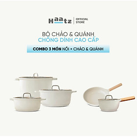 Mua Bộ Nồi Chảo Phủ Gốm 5 Món Xtrema Chống Dính Haatz Hàn Quốc  Bền Bỉ  An Toàn Sức Khỏe  Hàng Chính hãng Bảo Hành 2 Năm
