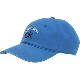Calvin Klein Men's Logo Adjustable Cap, Charcoal White, One Size