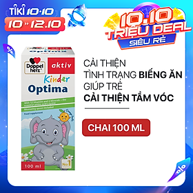 Siro ăn ngon, cải thiện tầm vóc cho bé Doppelherz Aktiv Kinder Optima Chai