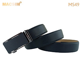 Thắt lưng nam da thật cao cấp nhãn hiệu Macsim MS49 - 125cm