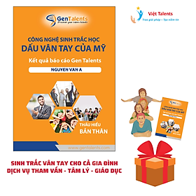 Sinh Trắc Vân Tay Gen Talents – Dịch Vụ Tham Vấn Chuyên Sâu Báo Cáo Sinh Trắc Vân Tay