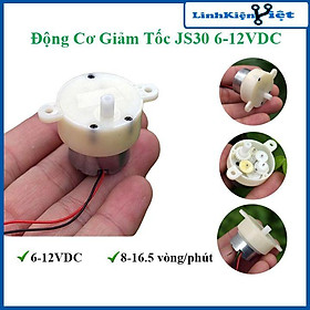 Mua Động cơ giảm tốc JS30 điện áp 6-12VDC tốc độ 8-16.5 Vòng/phút