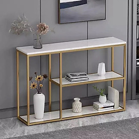 Bàn console POSY khung sắt mặt đá Juno sofa CSTCT043 100x30x85cm nhiều màu lựa chọn 